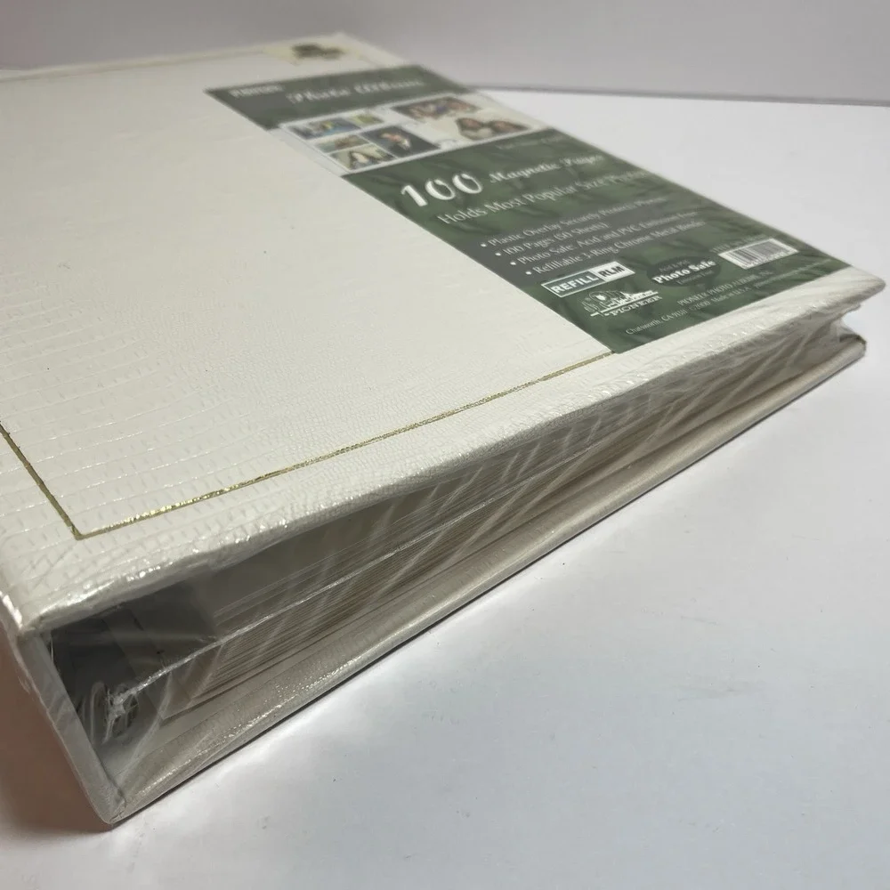 Vintage Pioneer Photo Album 100 Magnetic Pages LM-100 White New Sealed